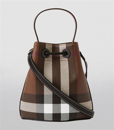 burberry ashby bucket bag uk|Mini TB Bucket Bag in Dark birch brown .